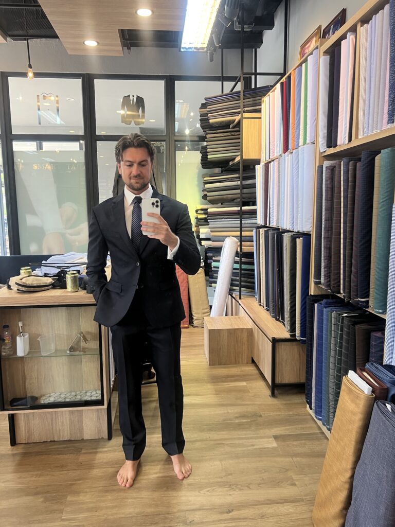 Customer at SMART TAILOR Mai Khao showroom