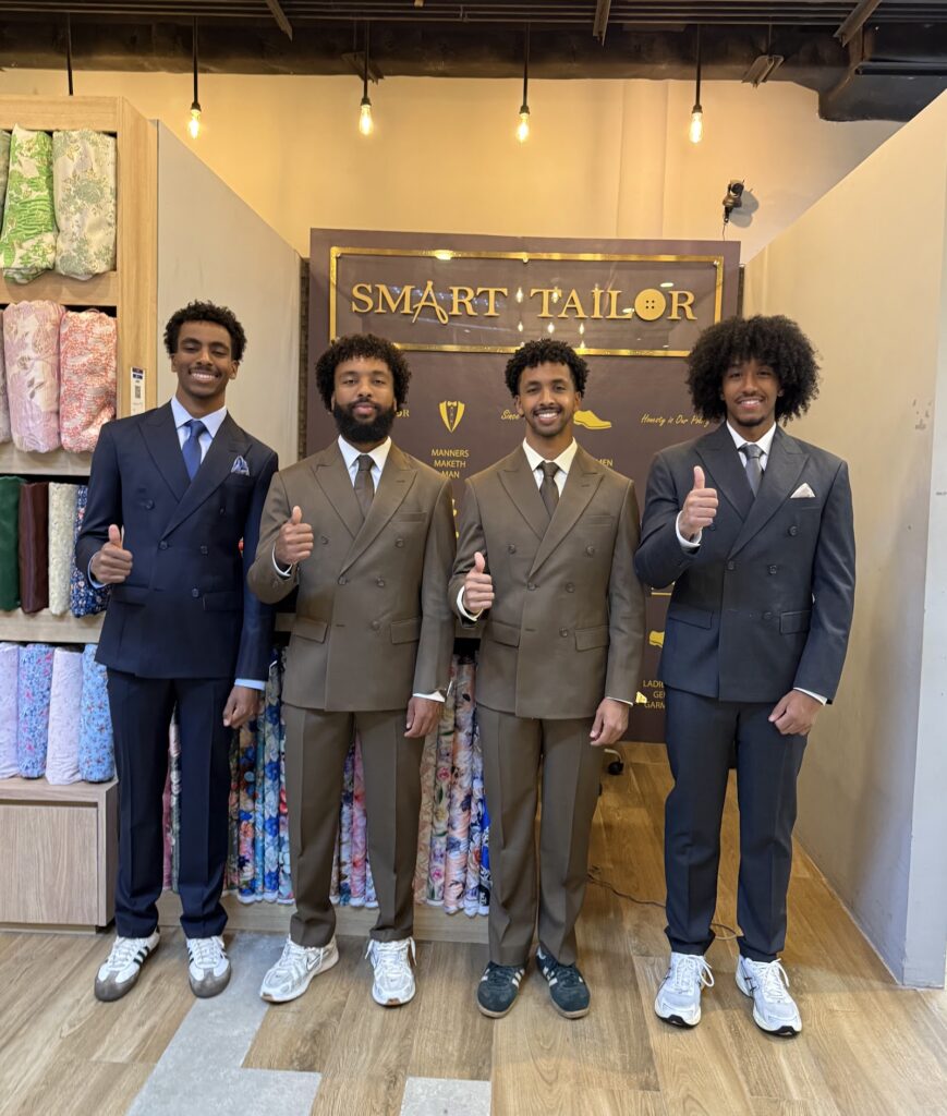 SMART TAILOR Mai Khao team in bespoke suits